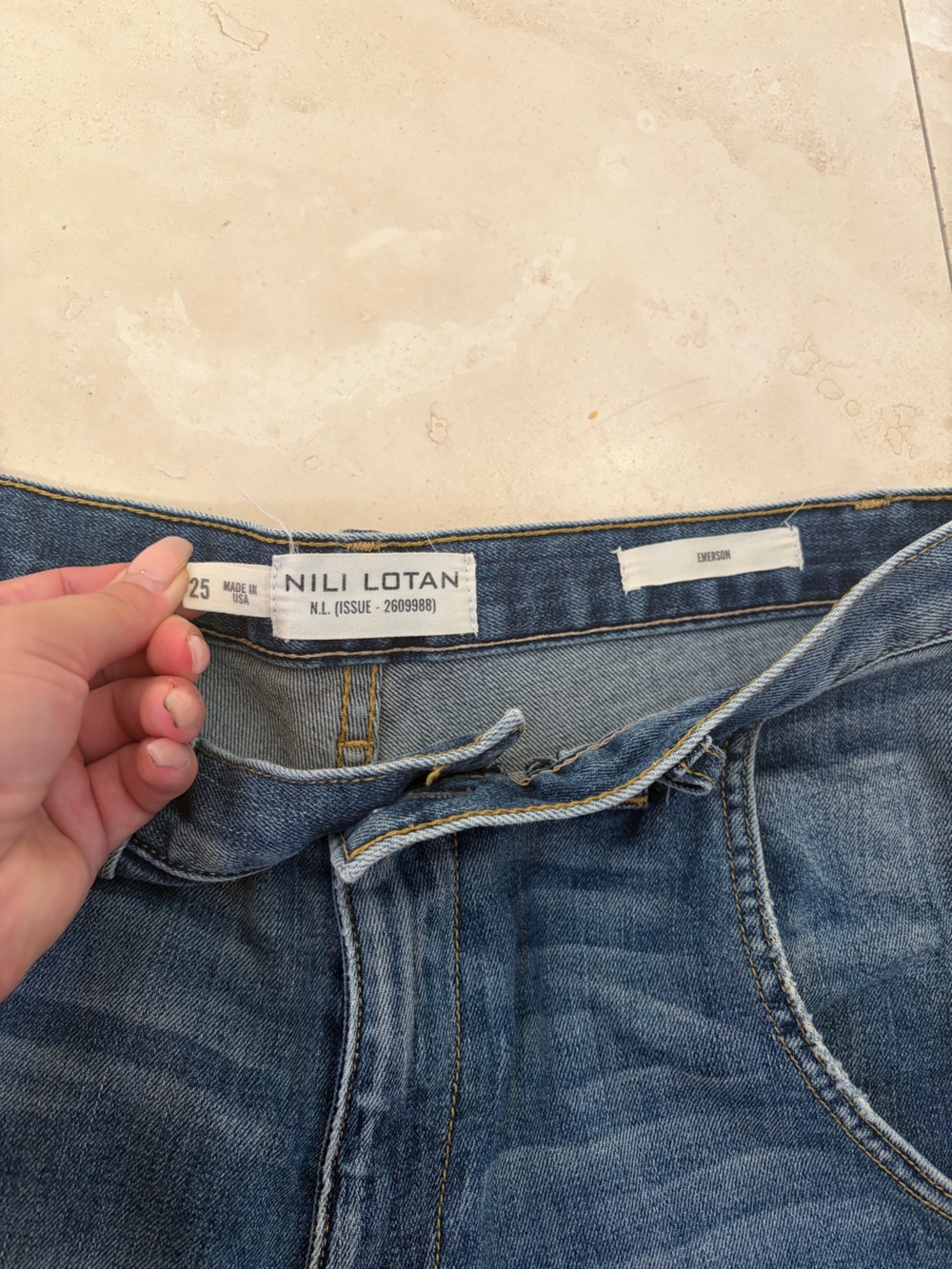 Nili Lotan Emerson Jeans - Picture 6 of 11